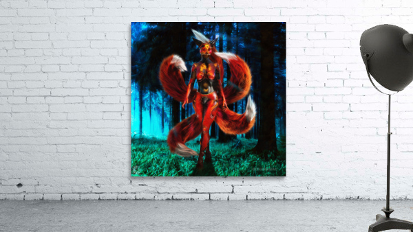 The Five Tailed Fox Wall Preview
