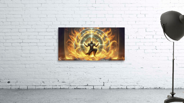 Engulfed in Flames Wall Preview