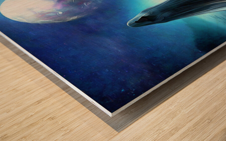 Lamentation Wood print