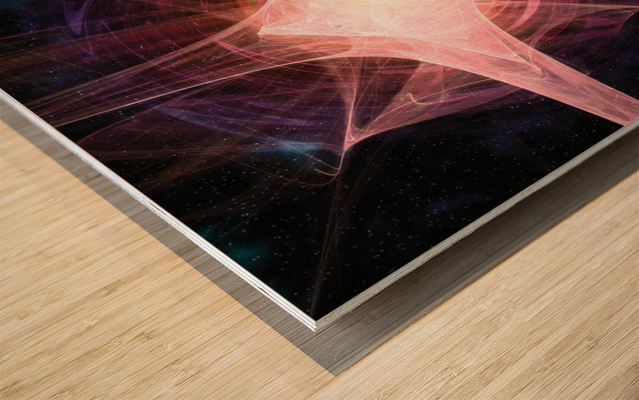 Permeable Space Wood print