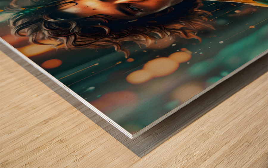 The Painted World Wood print