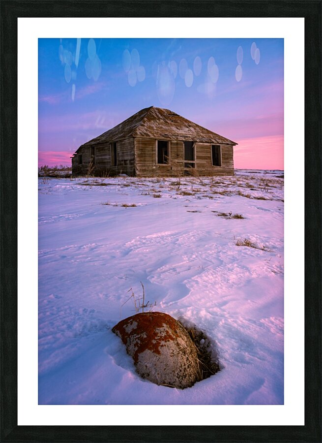 Abandoned Pink Picture Frame print