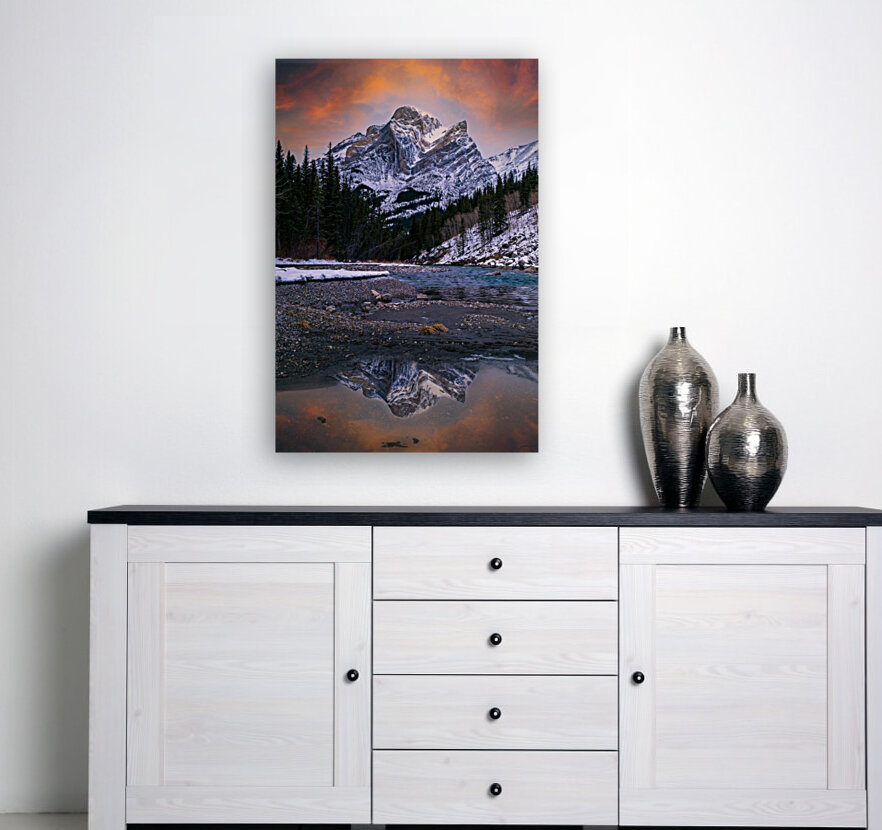 Kananaskis Sunset Reproduction