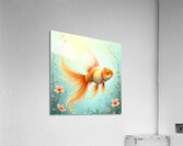 golden fish Acrylic Print