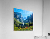 Emerald Falls Meadow Acrylic Print