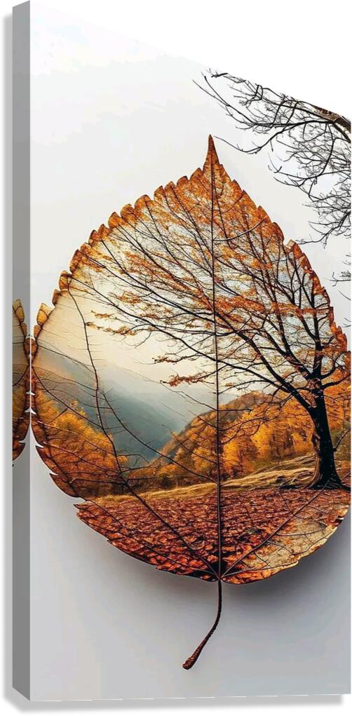 Autumn’s Canvas Canvas Print