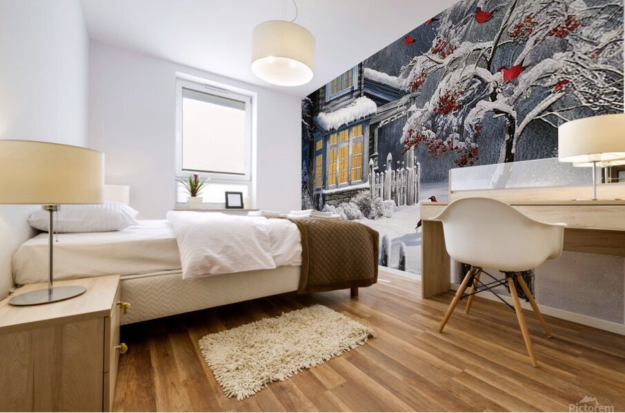 Winter Serenade Mural print