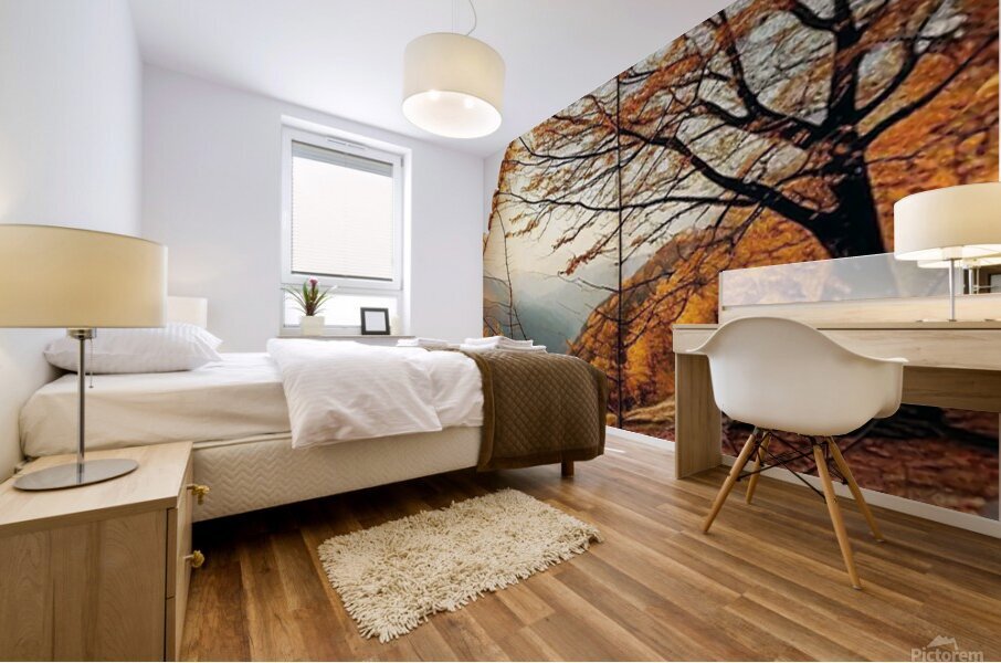 Autumn’s Canvas Mural print