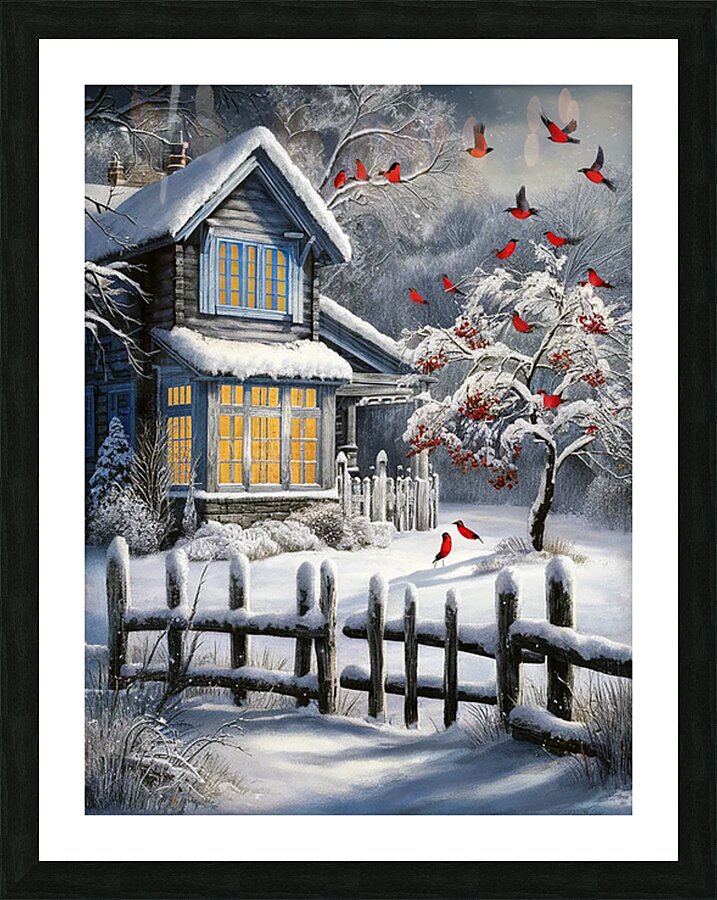 Winter Serenade Picture Frame print