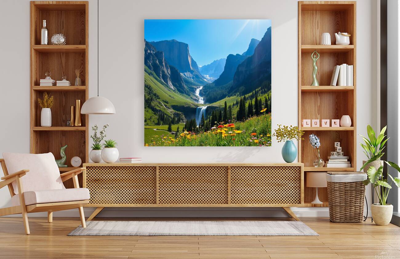 Emerald Falls Meadow Reproduction