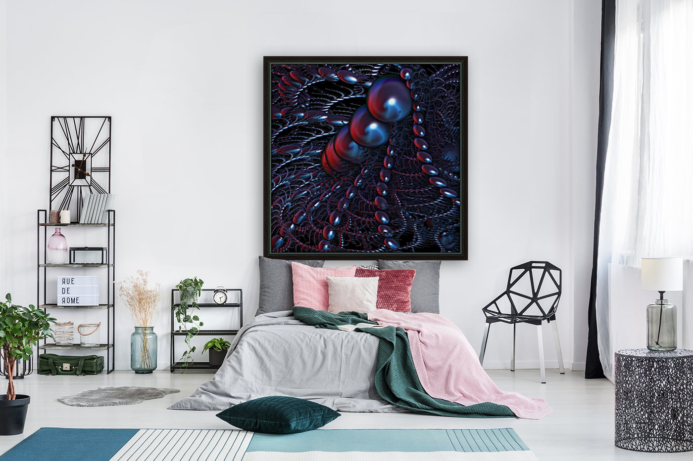 FRACTAL SPIDERWEB Reproduction