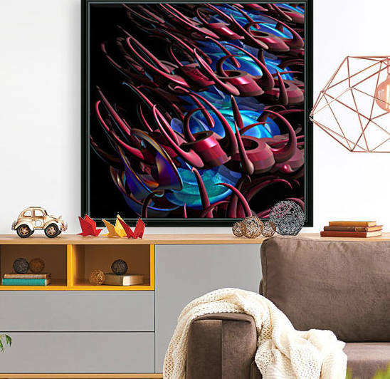 ABSTRACT FRACTAL JELLYFISH by Rainer Anderson