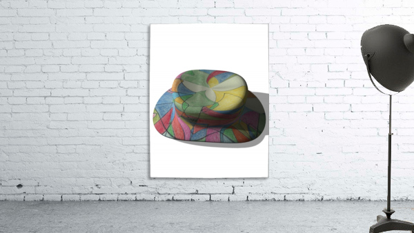 ABSTRACT DOODLE HAT 1 Wall Preview