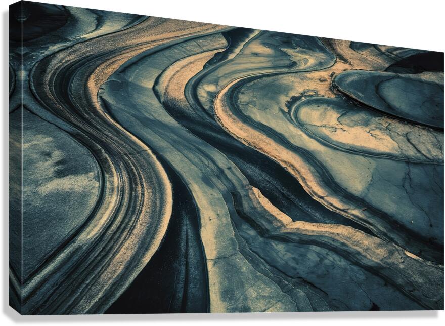 a natural stone surface 1 Canvas Print
