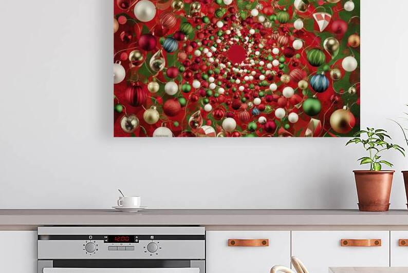 A vibrant and whimsical abstract painting filled by VeronicMorar