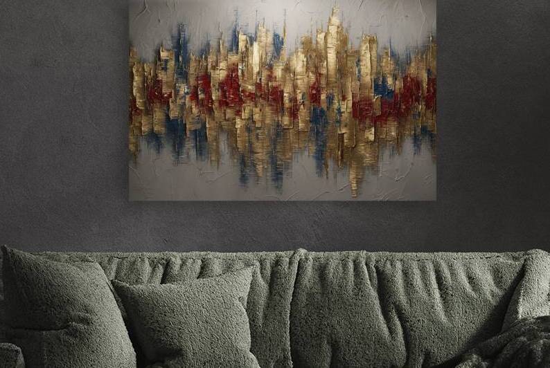 A captivating abstract painting that showcases a  1721134414.4336 by VeronicMorar