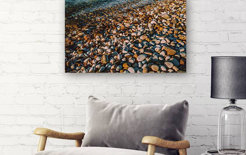 A stunning close up photograph of a beach by VeronicMorar