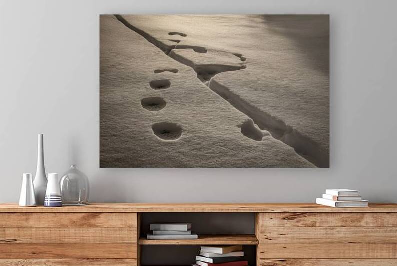 A captivating photo of pristine deep cold snow wi by VeronicMorar