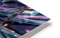 striking abstract image featuring a patterned gla HD Metal print