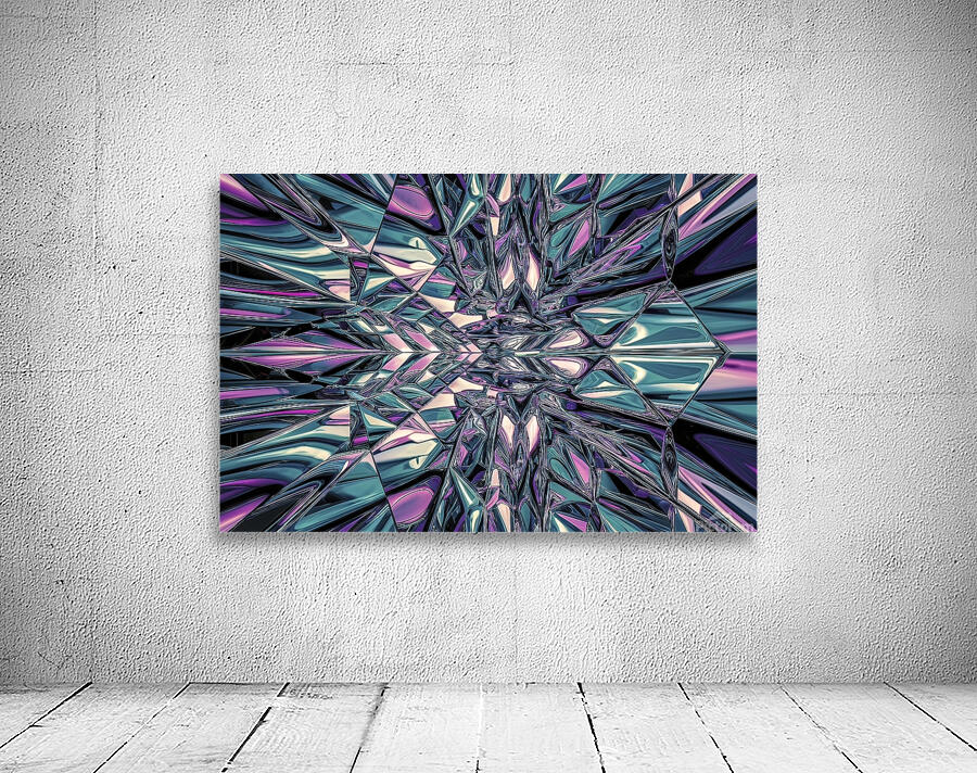 striking abstract image featuring a patterned gla Wall Preview