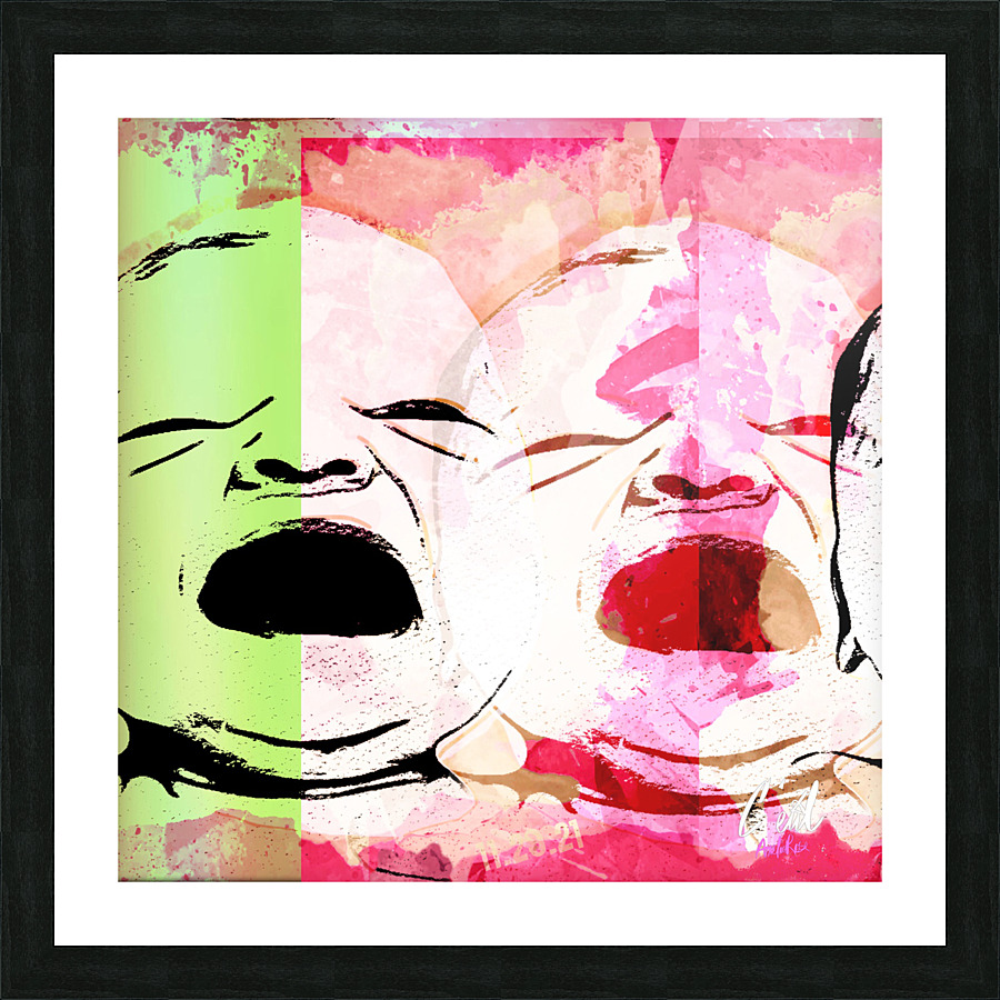 Baby abstract Picture Frame print