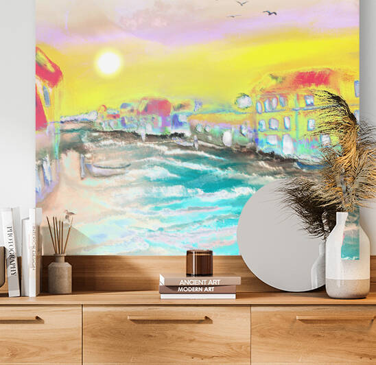 Majestic beach by Cheryl Swenson