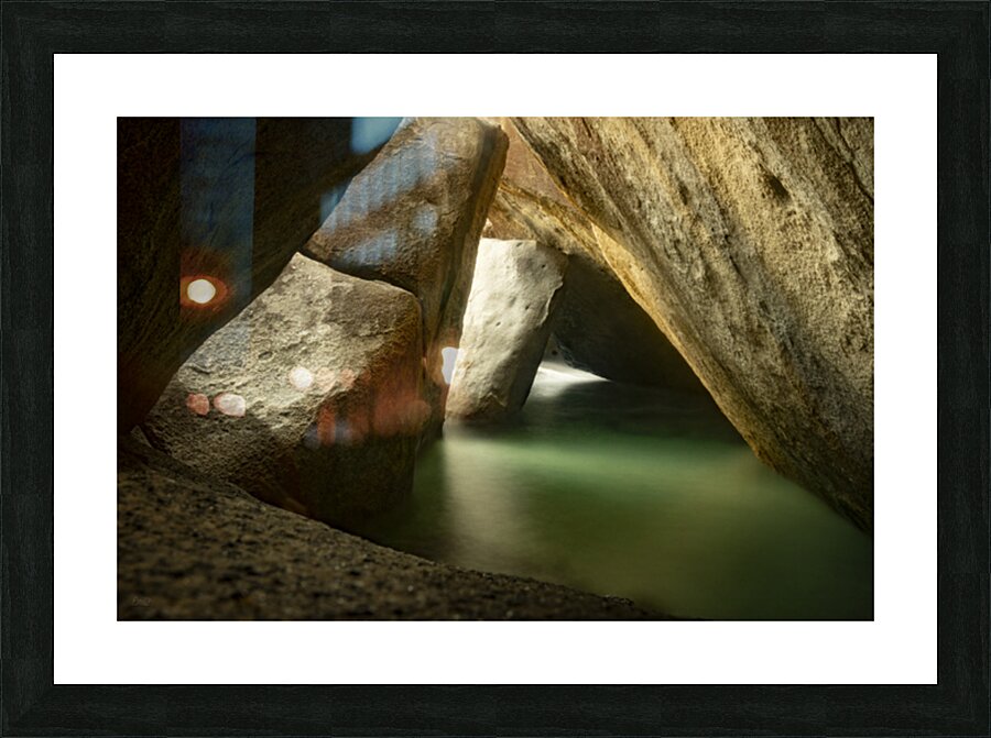 Inside  The Baths  Picture Frame print