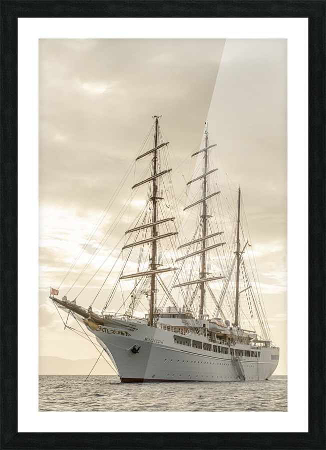 Modern Pirate Ship Picture Frame print