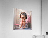 Happy poops time Acrylic Print
