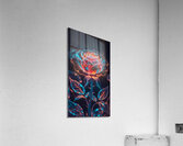Celestial Crystal Rose Acrylic Print