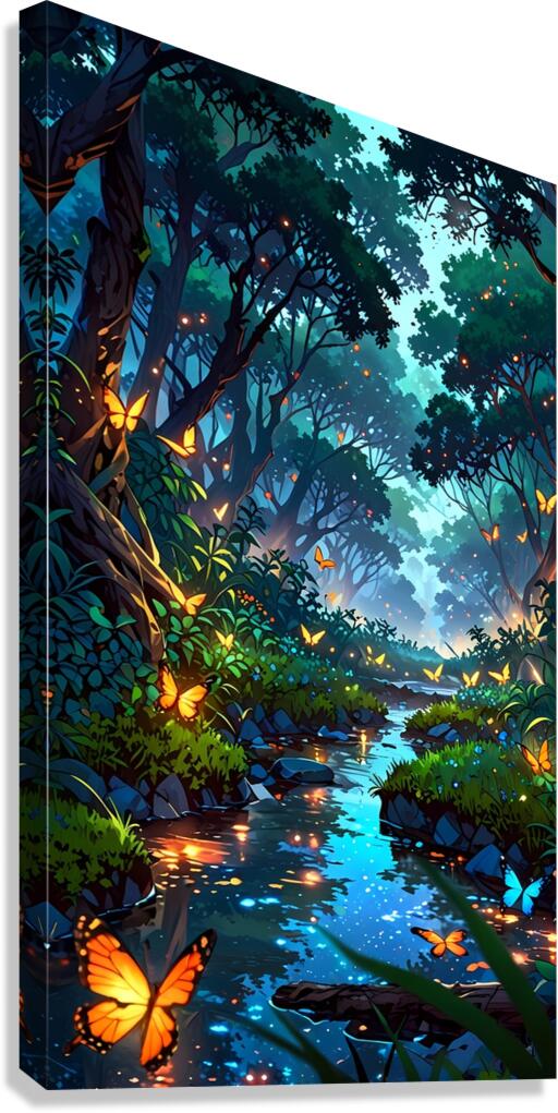 Ethereal Forest Symphony Canvas Print