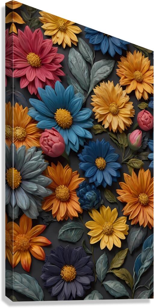Blooming Elegance Unveiled Canvas Print