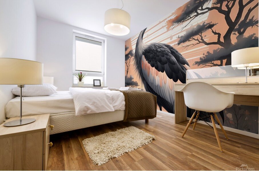 Regal Sunset Grace Mural print
