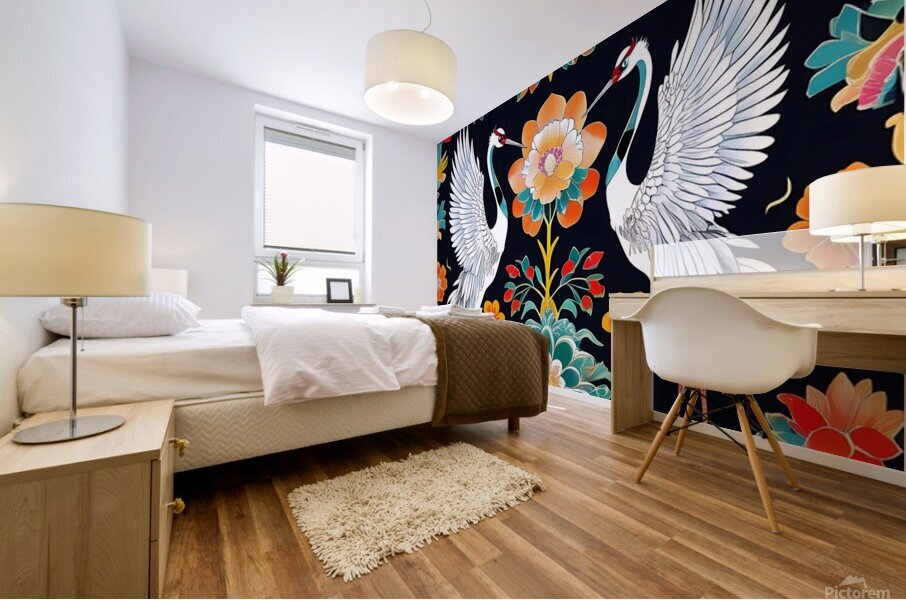 Harmony in Flight Mural print