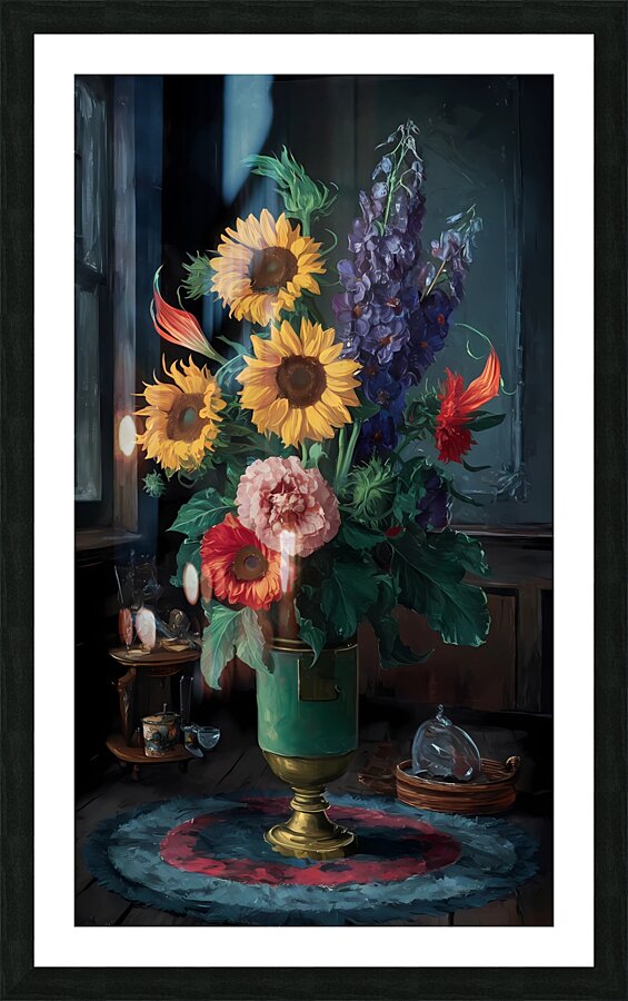 Victorian Bloom Harmony Picture Frame print