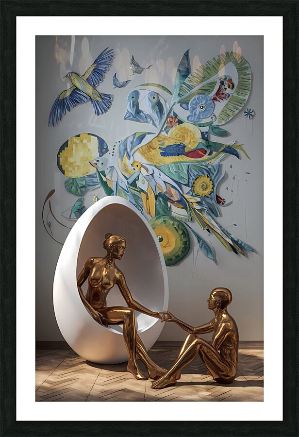 Emerging Connections Picture Frame print