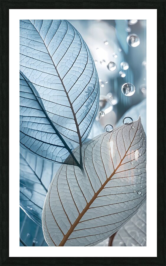 Ethereal Leaf Harmony Picture Frame print