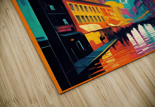 Abstract Urban Symphony RAHEEM puzzle