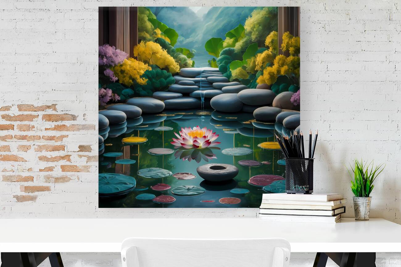 Tranquil Zen Oasis Reproduction