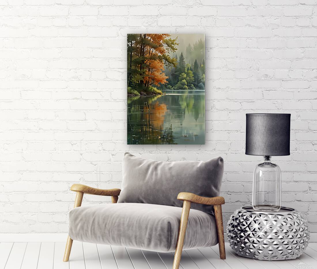 Dreamy Forest Reflections Reproduction