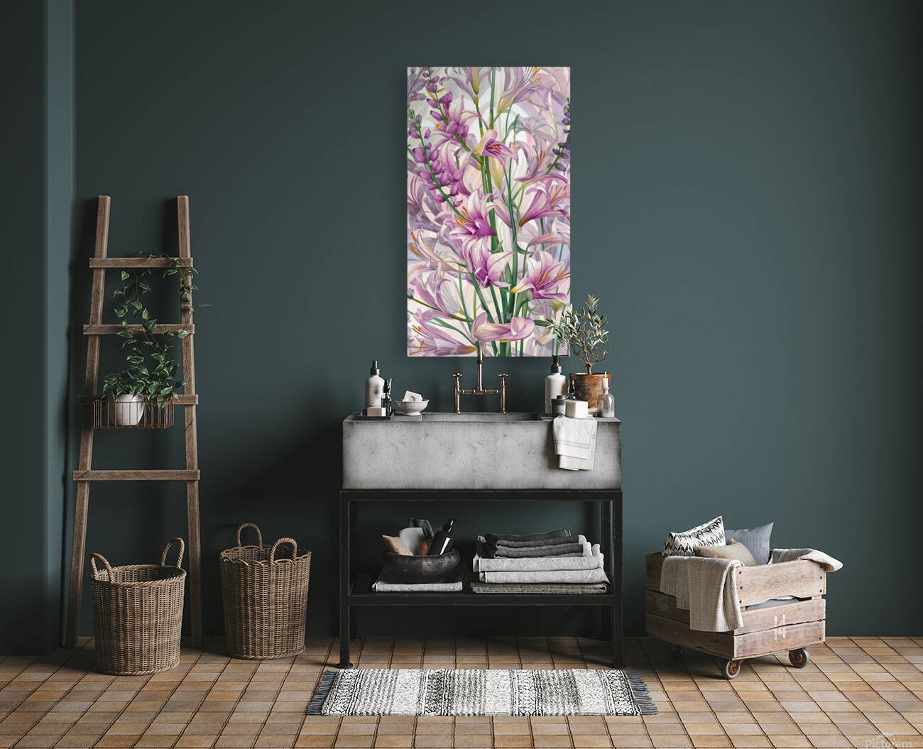 Blossoming Elegance Unveiled Reproduction