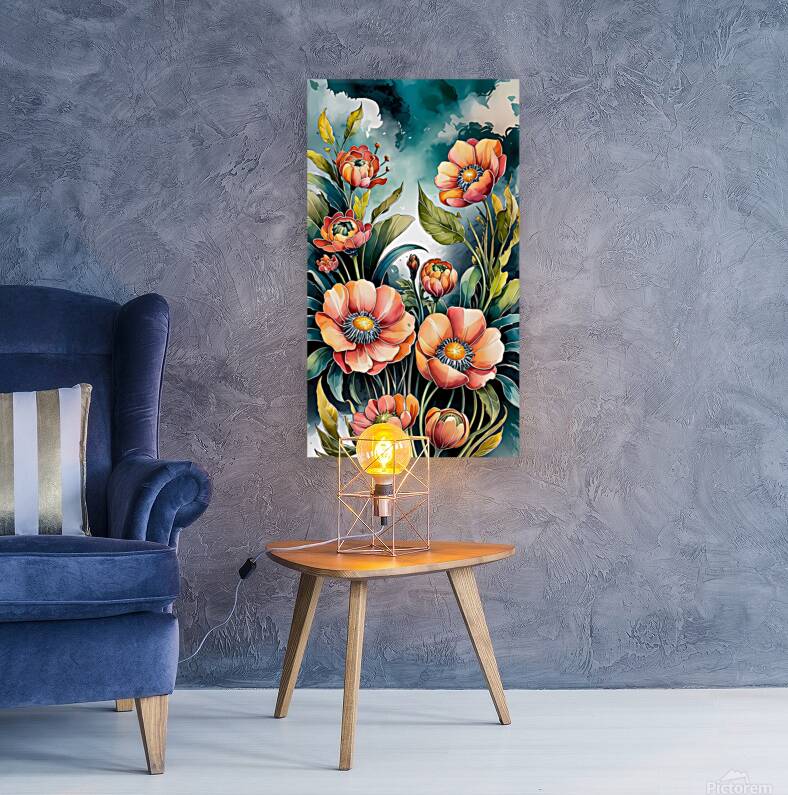 Vivid Blossoms Elegance Reproduction