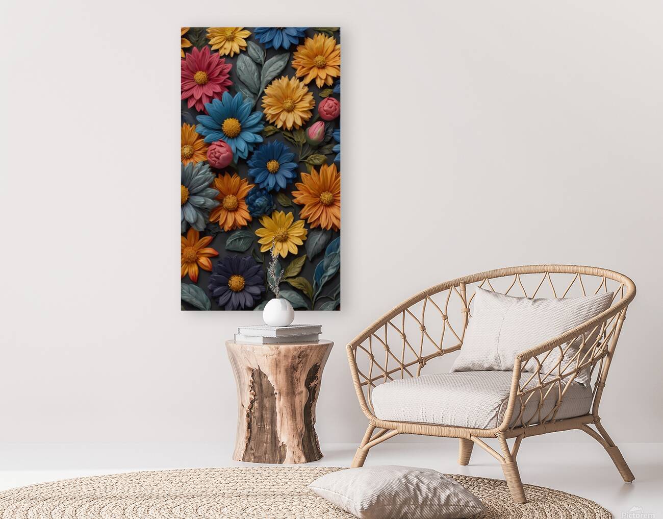 Blooming Elegance Unveiled Reproduction