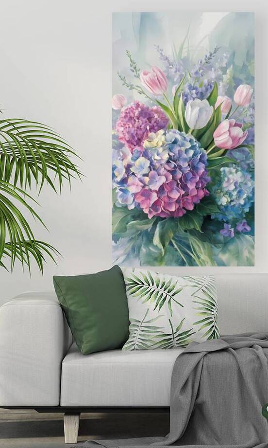 Serene Floral Harmony by RAHEEM