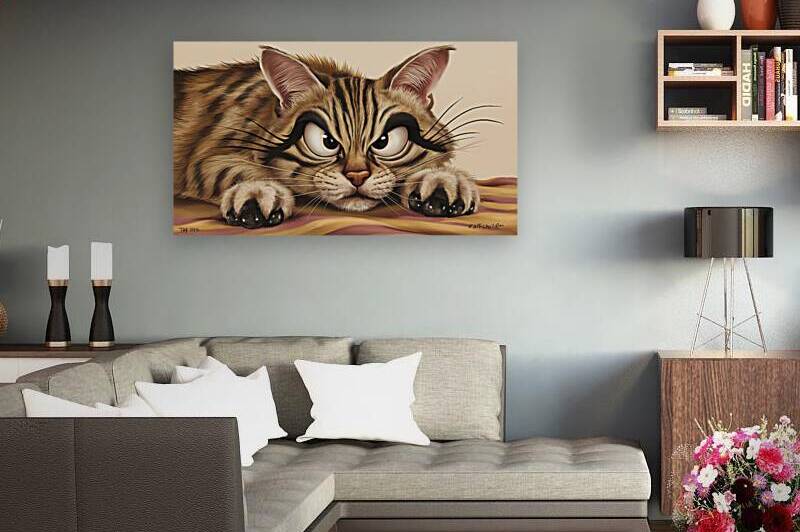Hilarious Feline Frenzy by RAHEEM