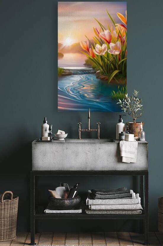 Tranquil Sunset Serenity Reproduction