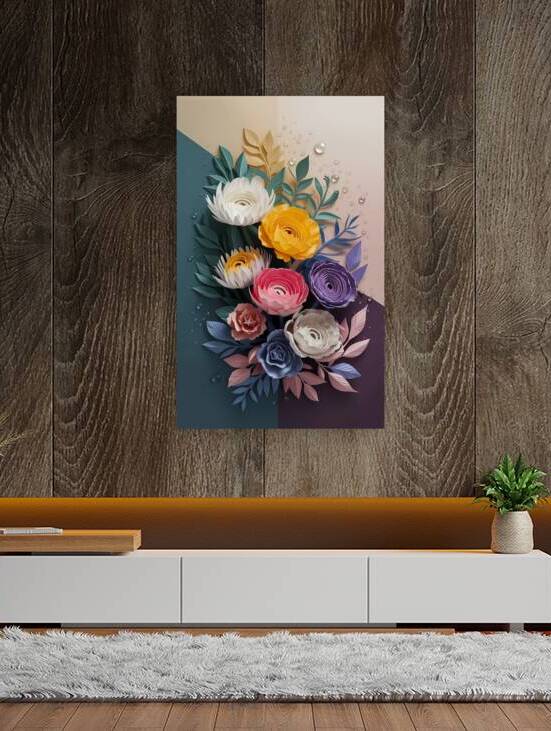 Whimsical Floral Elegance by RAHEEM