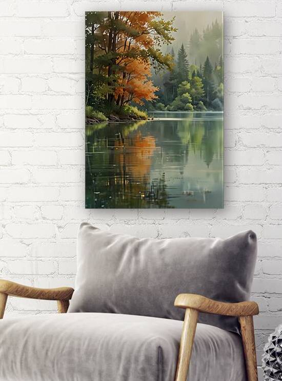Dreamy Forest Reflections by RAHEEM