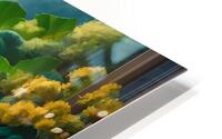 Tranquil Zen Oasis HD Metal print