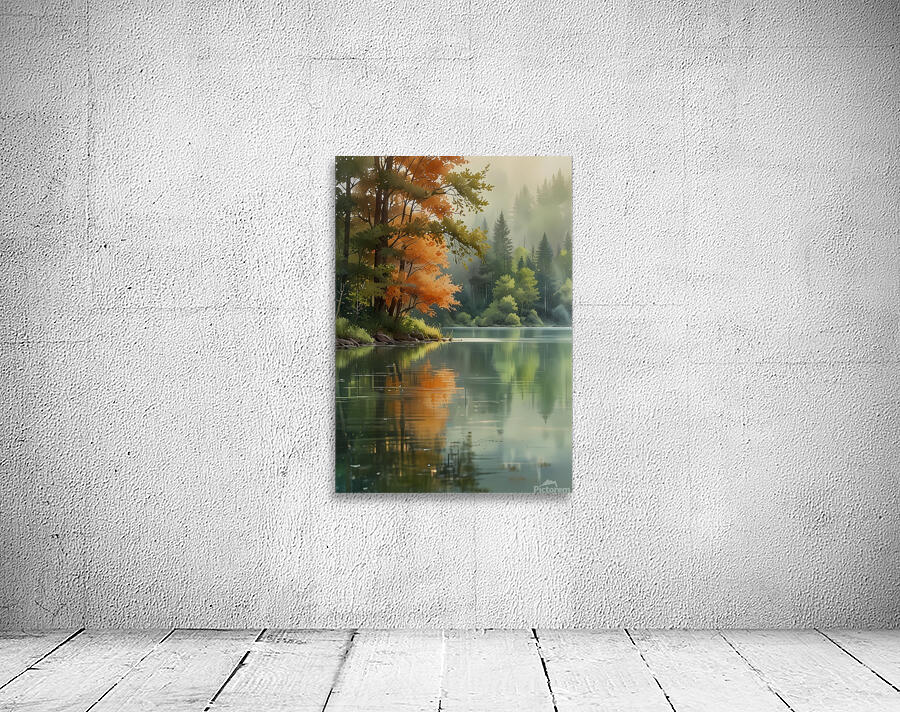 Dreamy Forest Reflections Wall Preview